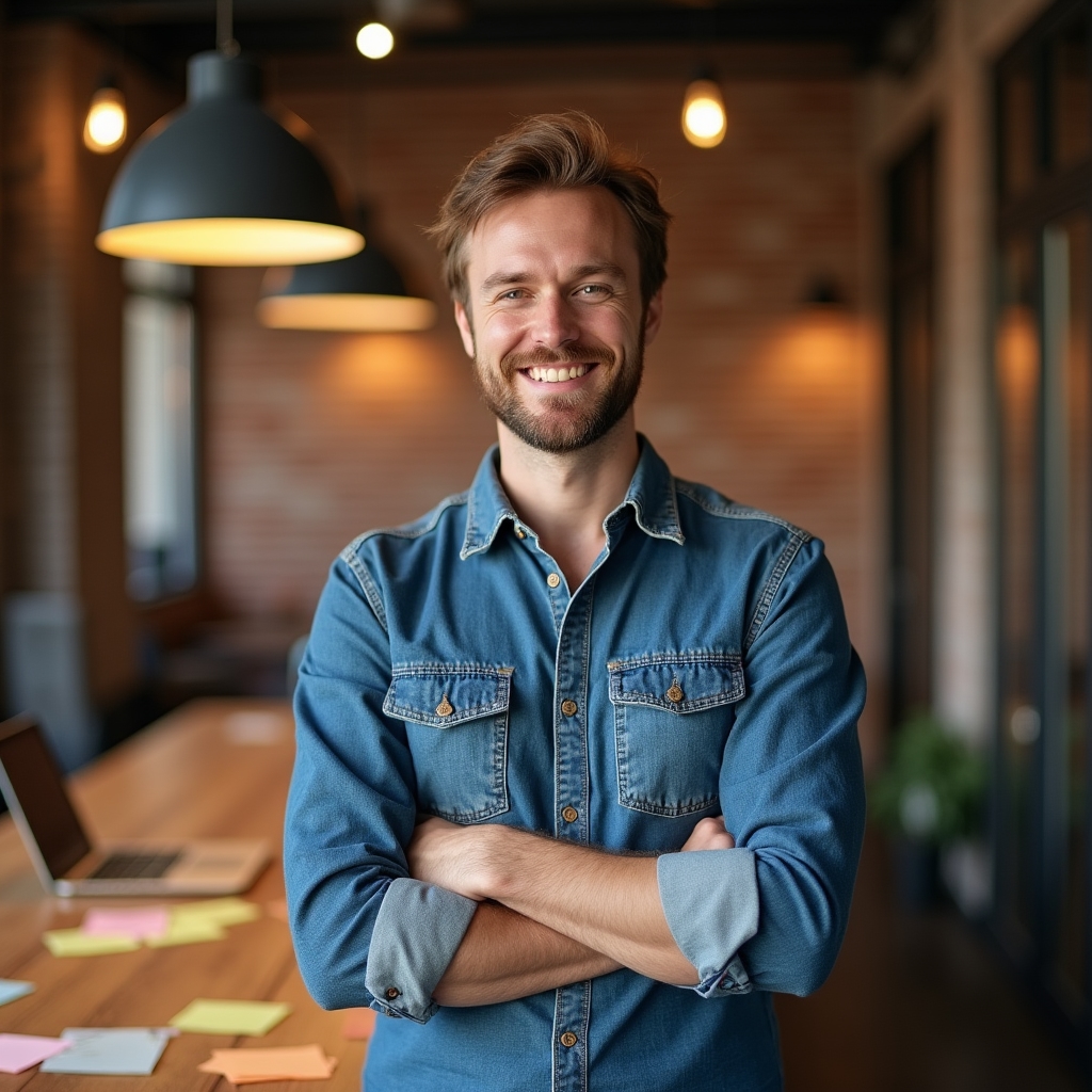 Portrait of Daniel Ostrander, program coordinator